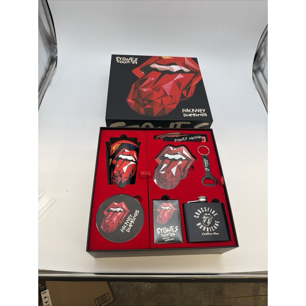 *NEW* Rolling Stones Hackney Diamonds Tour 2024 VIP Gift Box